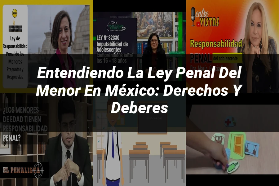 "Entendiendo la Ley Penal del Menor en México: Derechos y Deberes"