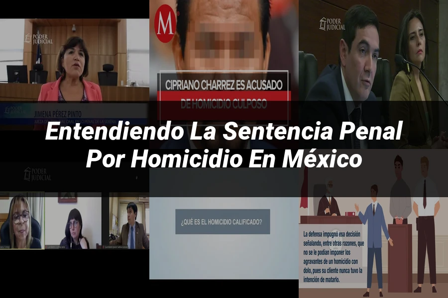"Entendiendo la sentencia penal por homicidio en México"