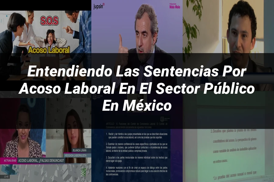 "Entendiendo las Sentencias por Acoso Laboral en el Sector Público en México"
