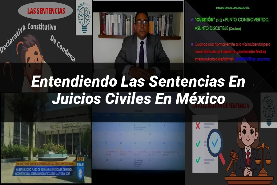 "Entendiendo las sentencias en juicios civiles en México"