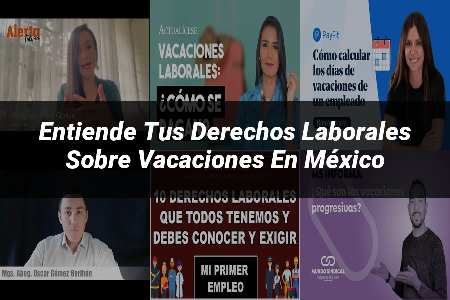 "Entiende Tus Derechos Laborales sobre Vacaciones en México"