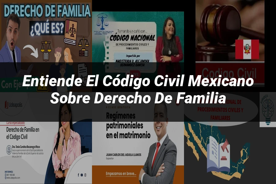 "Entiende el Código Civil Mexicano sobre Derecho de Familia"
