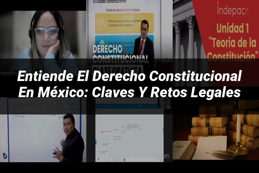 "Entiende el Derecho Constitucional en México: Claves y Retos Legales"