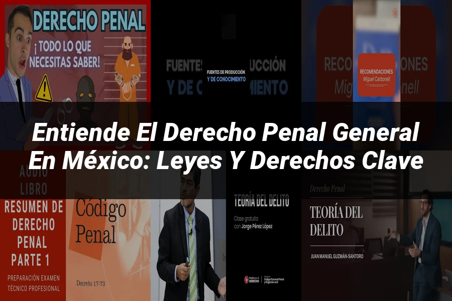 "Entiende el Derecho Penal General en México: Leyes y Derechos Clave"