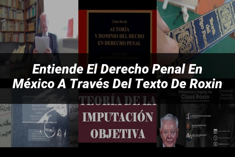 "Entiende el Derecho Penal en México a Través del Texto de Roxin"