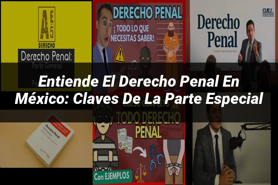"Entiende el Derecho Penal en México: Claves de la Parte Especial"