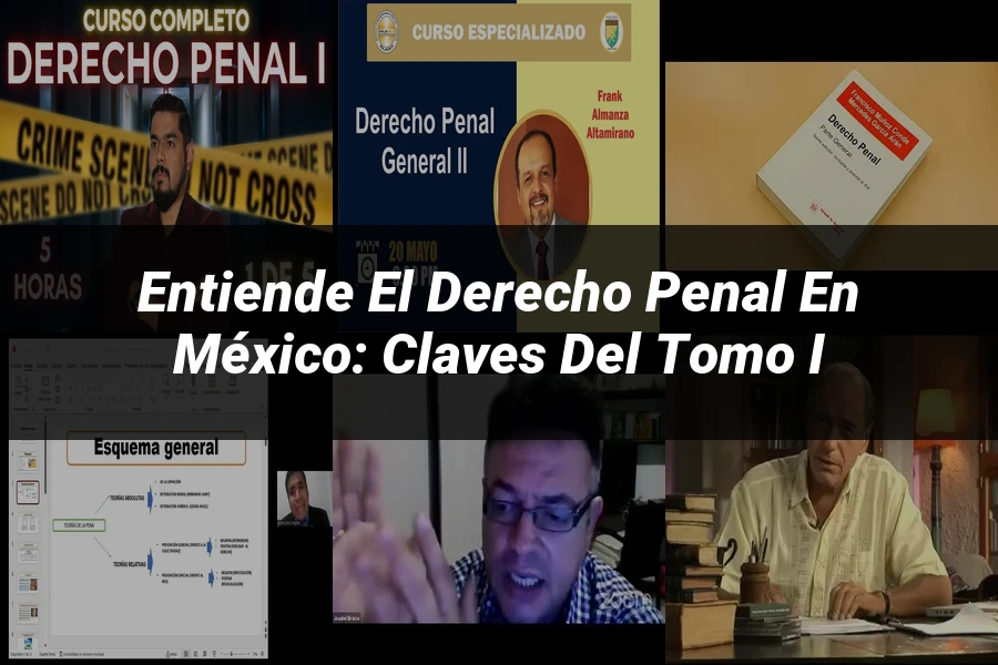 "Entiende el Derecho Penal en México: Claves del Tomo I"