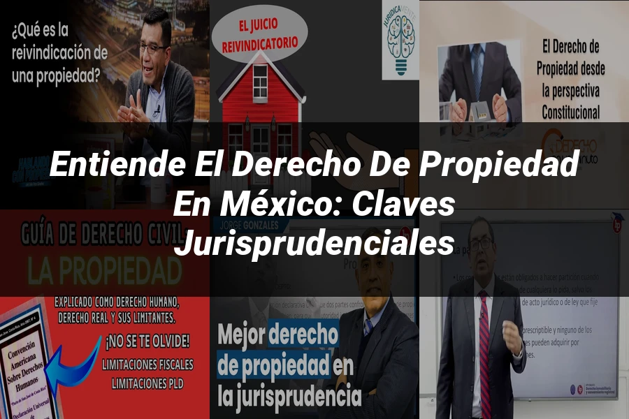 "Entiende el Derecho de Propiedad en México: Claves Jurisprudenciales"