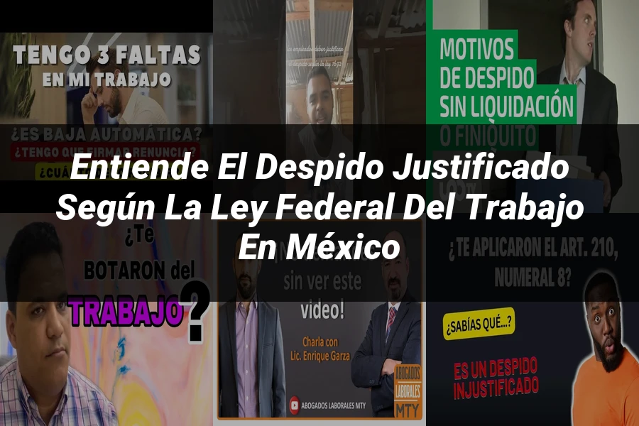 "Entiende el Despido Justificado según la Ley Federal del Trabajo en México"