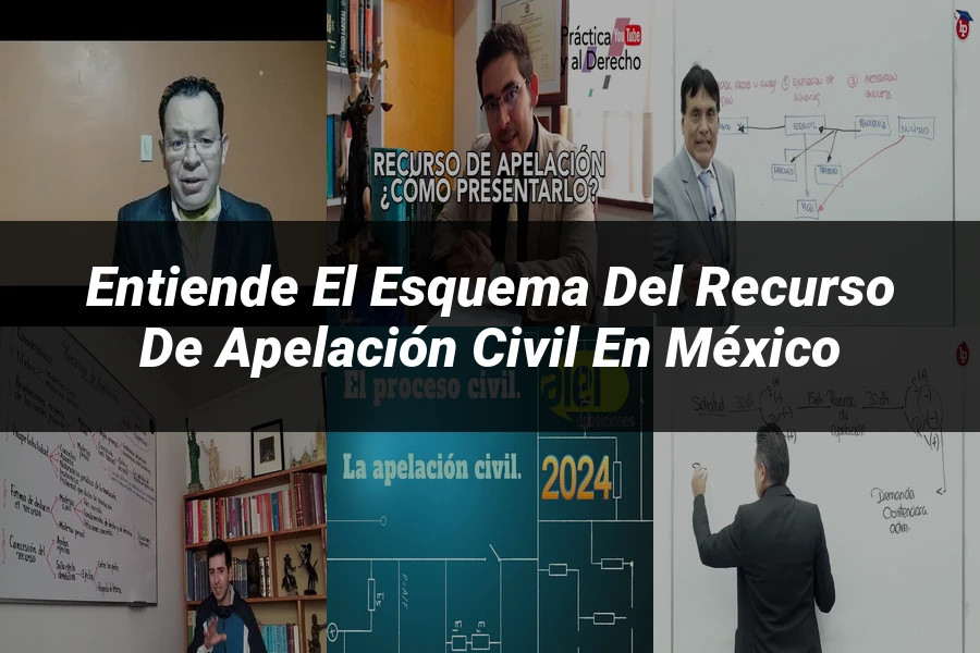 "Entiende el Esquema del Recurso de Apelación Civil en México"