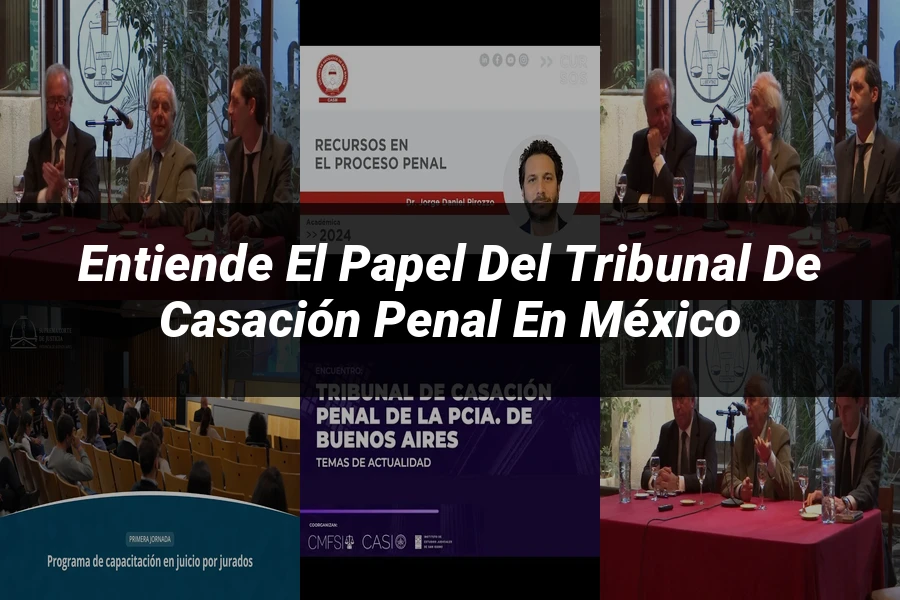 "Entiende el Papel del Tribunal de Casación Penal en México"