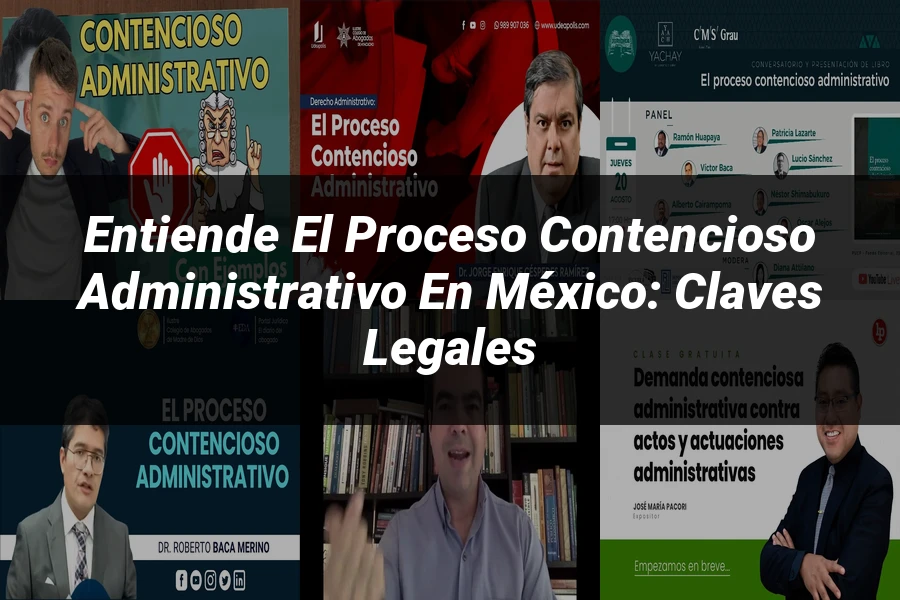 "Entiende el Proceso Contencioso Administrativo en México: Claves Legales"