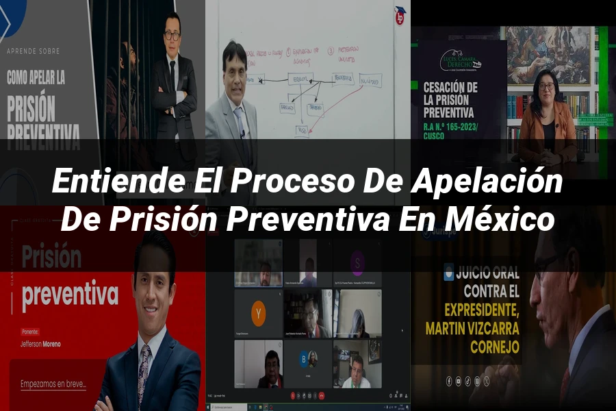 "Entiende el Proceso de Apelación de Prisión Preventiva en México"