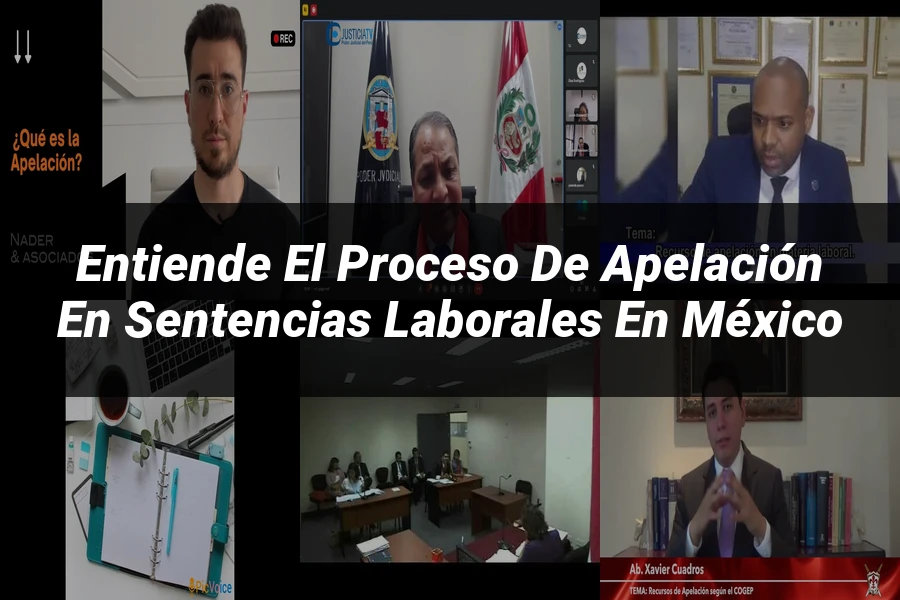"Entiende el Proceso de Apelación en Sentencias Laborales en México"