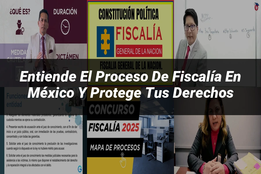 "Entiende el Proceso de Fiscalía en México y Protege tus Derechos"