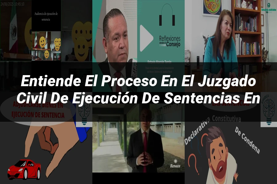 "Entiende el Proceso en el Juzgado Civil de Ejecución de Sentencias en
