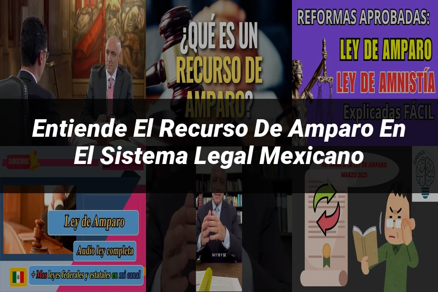 "Entiende el Recurso de Amparo en el Sistema Legal Mexicano"