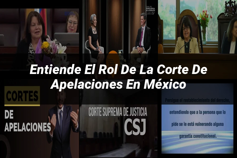 "Entiende el Rol de la Corte de Apelaciones en México"
