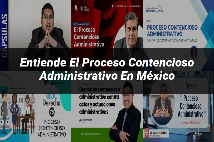 "Entiende el proceso contencioso administrativo en México"