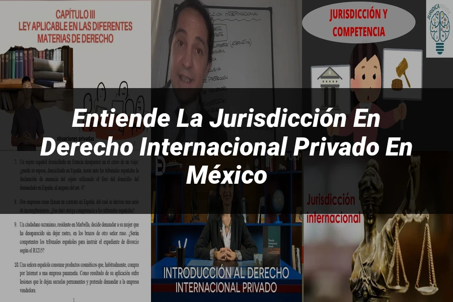 "Entiende la Jurisdicción en Derecho Internacional Privado en México"
