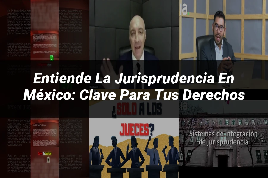 "Entiende la Jurisprudencia en México: Clave para tus Derechos"