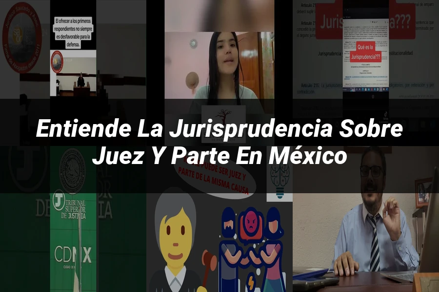 "Entiende la Jurisprudencia sobre Juez y Parte en México"