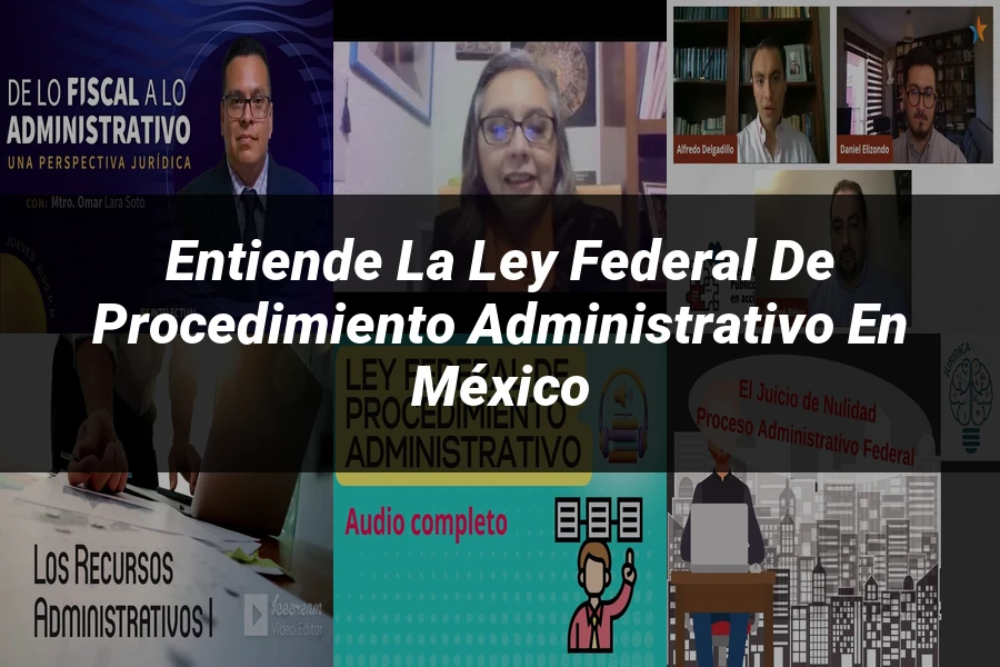 "Entiende la Ley Federal de Procedimiento Administrativo en México"