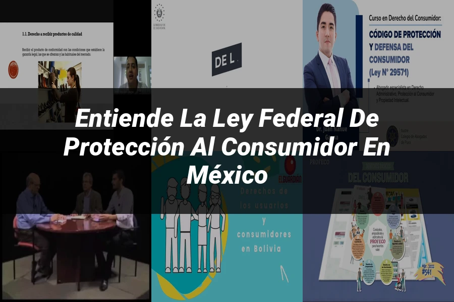 "Entiende la Ley Federal de Protección al Consumidor en México"