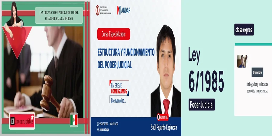 "Entiende la Ley Orgánica del Poder Judicial en México"