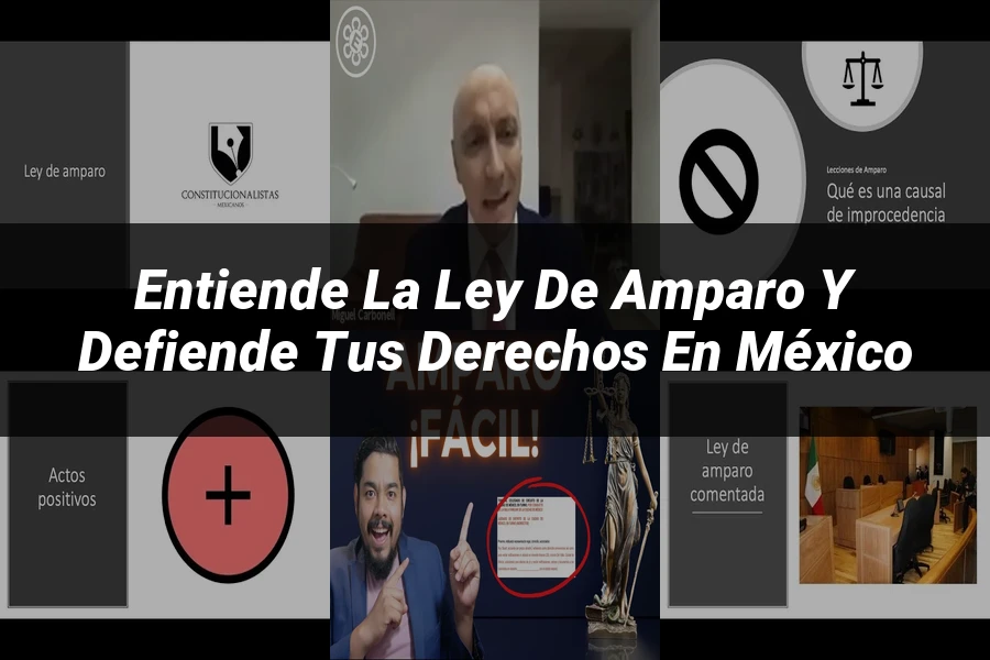 "Entiende la Ley de Amparo y Defiende tus Derechos en México"