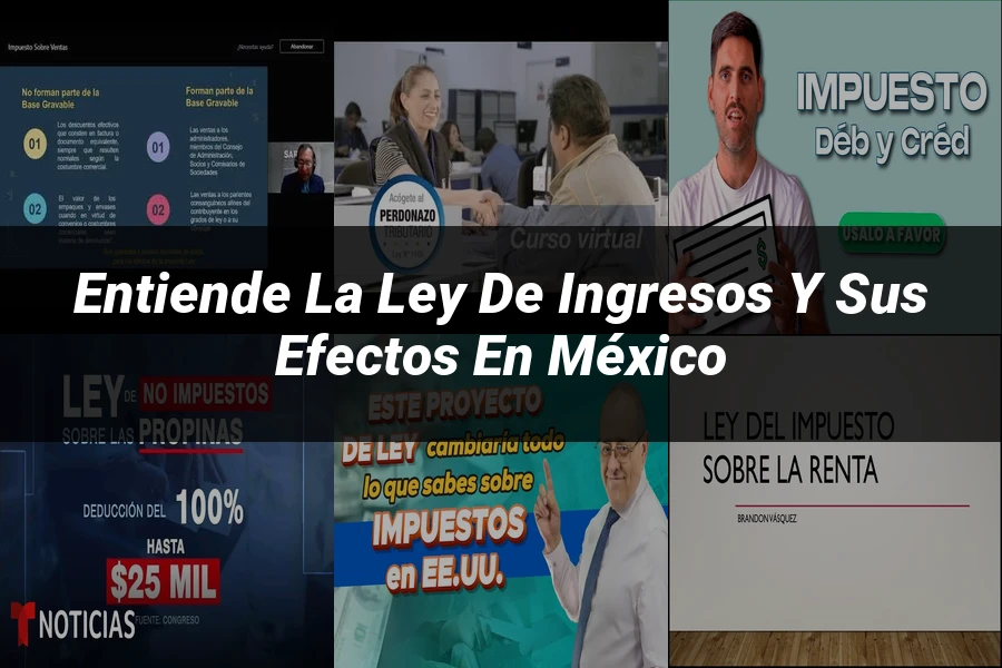 "Entiende la Ley de Ingresos y sus Efectos en México"