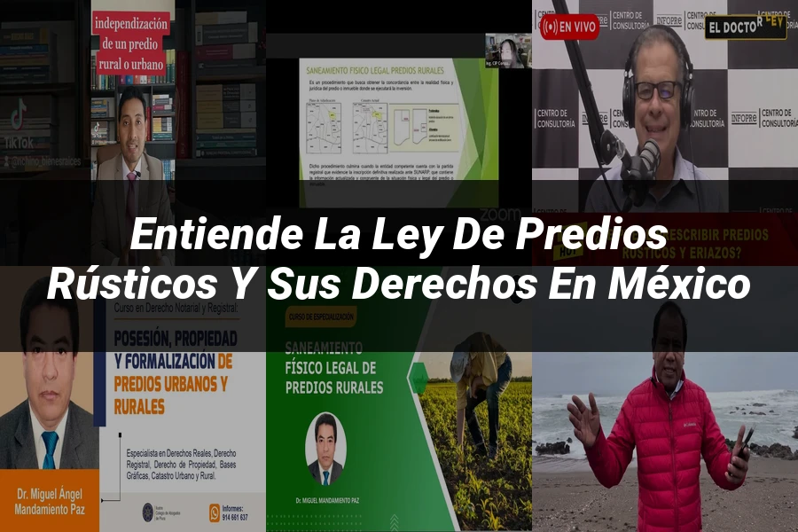 "Entiende la Ley de Predios Rústicos y sus Derechos en México"