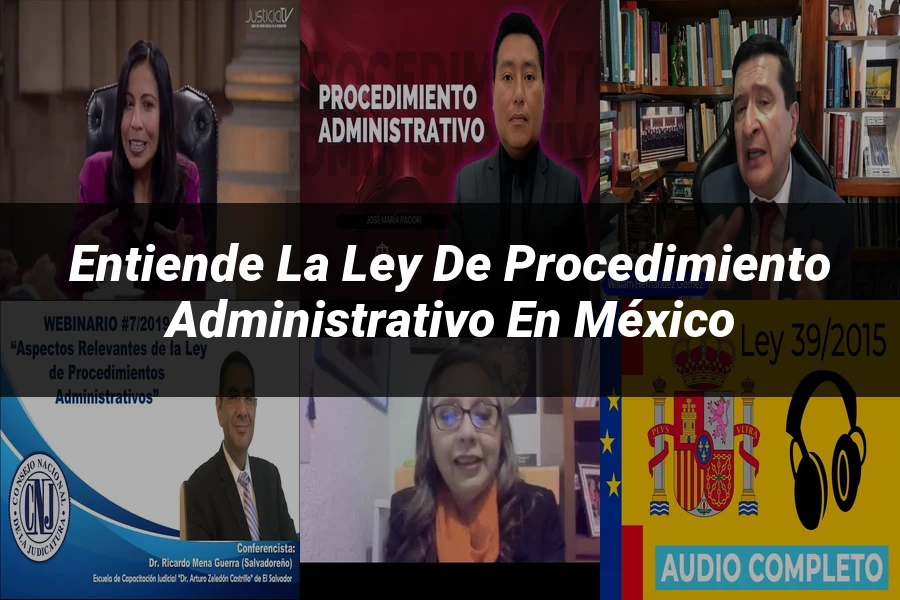 "Entiende la Ley de Procedimiento Administrativo en México"