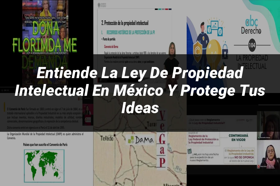 "Entiende la Ley de Propiedad Intelectual en México y Protege tus Ideas"