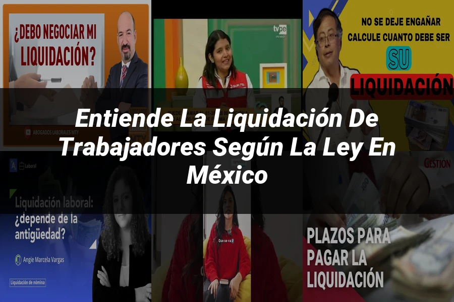 "Entiende la Liquidación de Trabajadores según la Ley en México"