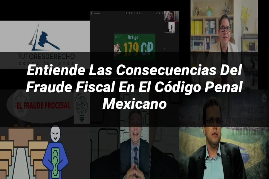 "Entiende las Consecuencias del Fraude Fiscal en el Código Penal Mexicano"