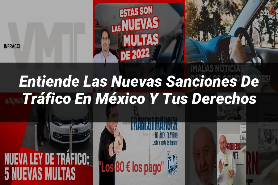 "Entiende las Nuevas Sanciones de Tráfico en México y tus Derechos"