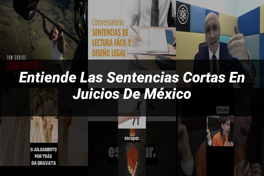 "Entiende las Sentencias Cortas en Juicios de México"