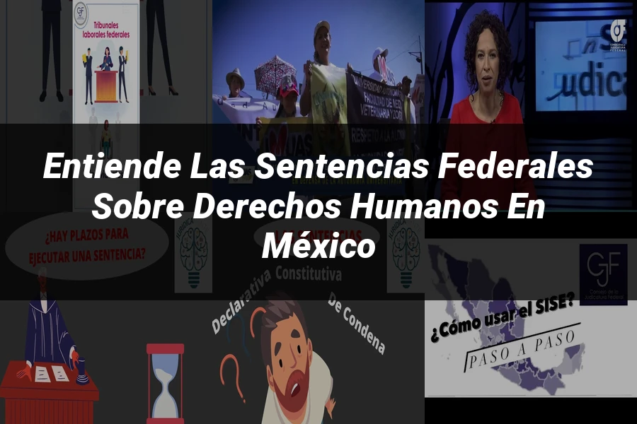 "Entiende las Sentencias Federales sobre Derechos Humanos en México"