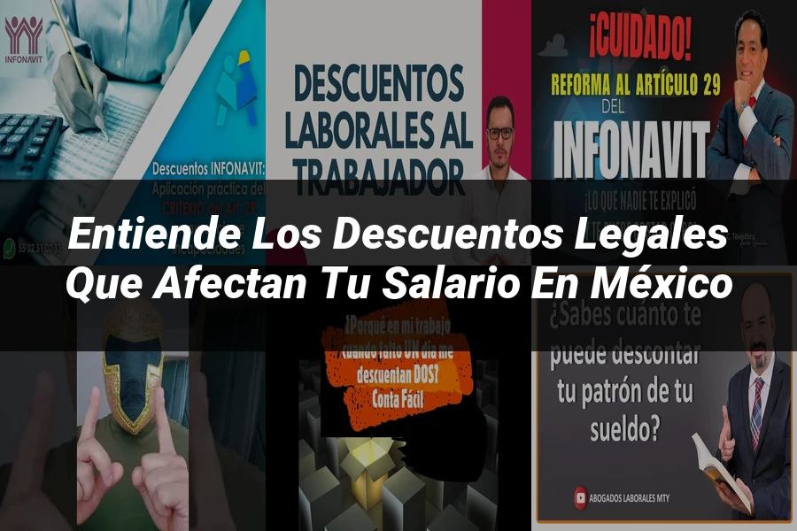 "Entiende los Descuentos Legales que Afectan tu Salario en México"