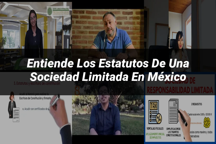 "Entiende los Estatutos de una Sociedad Limitada en México"