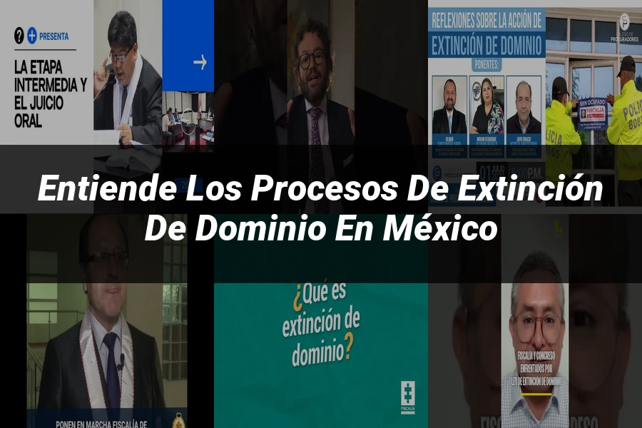 "Entiende los Procesos de Extinción de Dominio en México"