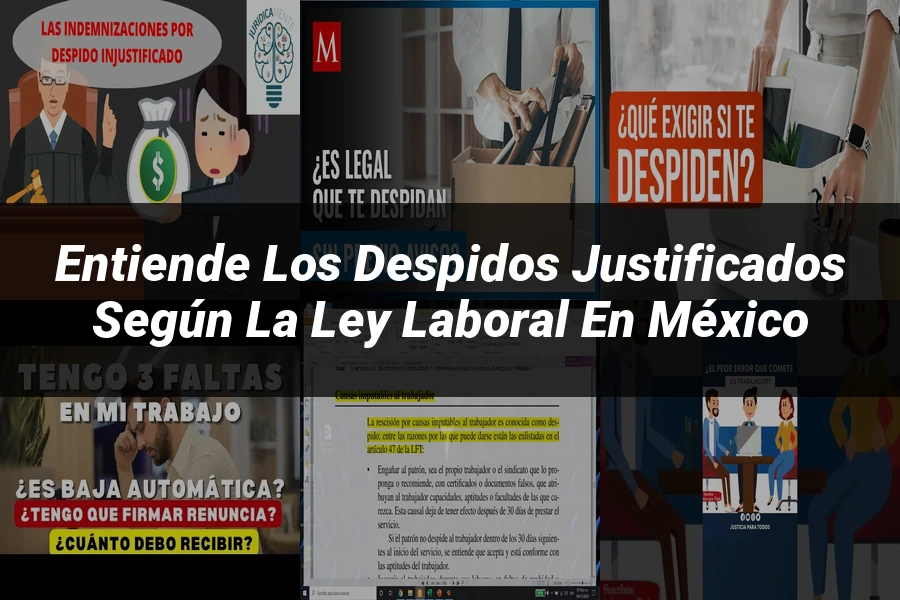 "Entiende los despidos justificados según la ley laboral en México"