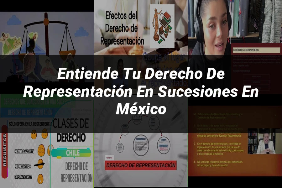 "Entiende tu Derecho de Representación en Sucesiones en México"