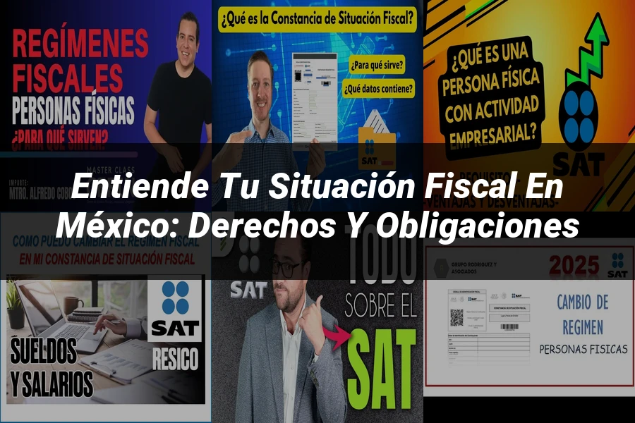 "Entiende tu Situación Fiscal en México: Derechos y Obligaciones"