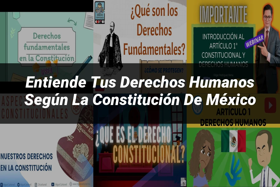 "Entiende tus Derechos Humanos según la Constitución de México"