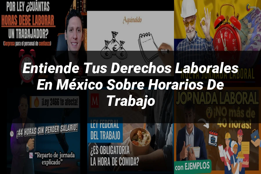 "Entiende tus Derechos Laborales en México sobre Horarios de Trabajo"