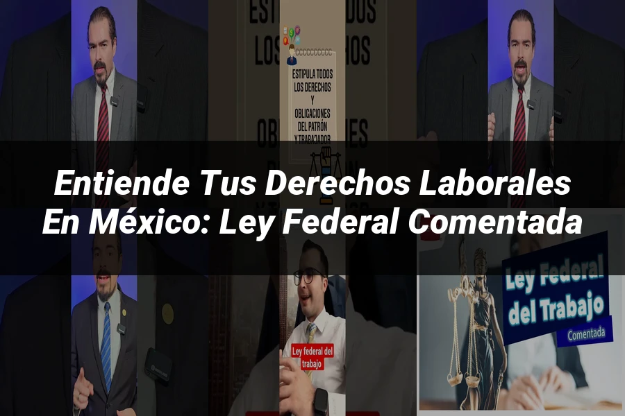"Entiende tus Derechos Laborales en México: Ley Federal Comentada"