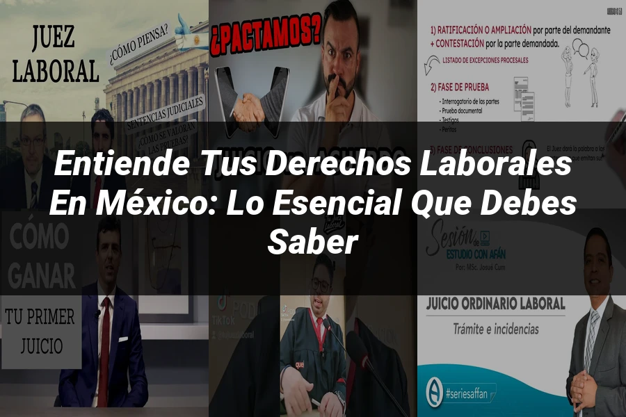 "Entiende tus Derechos Laborales en México: Lo Esencial que Debes Saber"