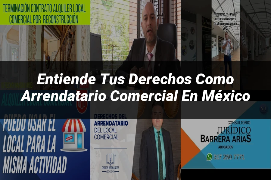 "Entiende tus Derechos como Arrendatario Comercial en México"